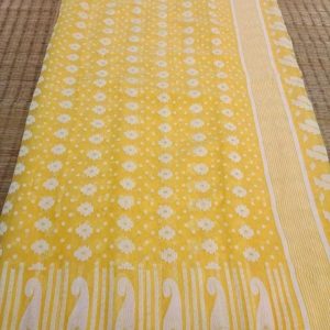 Soft Dhakai Jamdani - Yellow